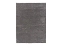 Outlet Alfombra lavable antideslizante - liso - antracita - 80 x 150 cm - LOFT Gris antracita