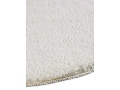 Alfombra De Salón-Alfombra lavable antideslizante - liso - - 160 x 230 cm - MELLOW Blanco