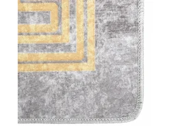 Clearance Alfombra lavable antideslizante 160x230 cm ES65222 Gris