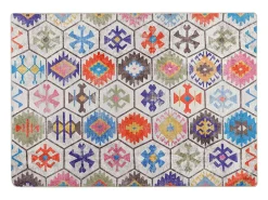 Alfombra lavable antideslizante 80x150 cm ES17048 Multicolor