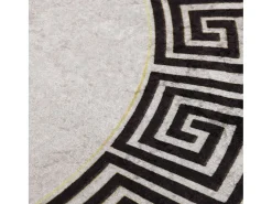 Clicnbuy Alfombra lavable antideslizante claro f120 cm Beige Outlet