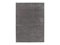 Alfombra lavable antideslizante - liso - antracita - 120 x 170 cm - LOFT Gris antracita New