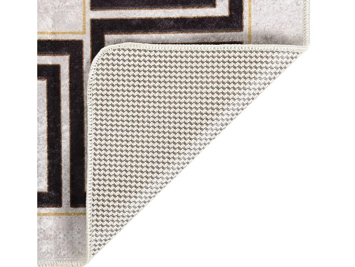 Best Alfombra lavable antideslizante claro 120x180 cm ES53972 Beige