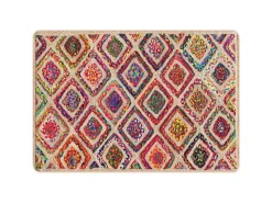 Alfombra De Salón-Alfombra lavable antideslizante 120x180 cm ES16871 Multicolor