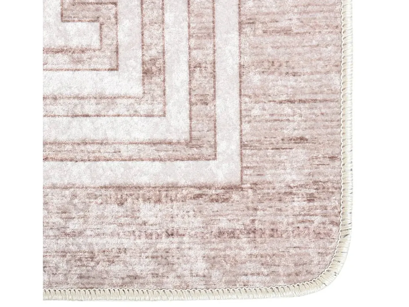 Clicnbuy Alfombra De Salón-Alfombra lavable antideslizante 80x150 cm Beige