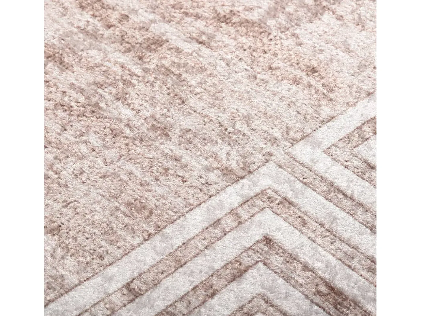 Clicnbuy Alfombra De Salón-Alfombra lavable antideslizante 80x150 cm Beige