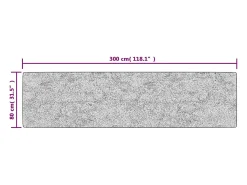 Outlet Clicnbuy Alfombra lavable antideslizante 80x300 cm Multicolor