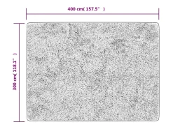 Best Clicnbuy Alfombra lavable antideslizante negro y dorado 400x300 cm Multicolor