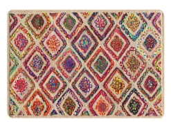 Clicnbuy Alfombra lavable antideslizante 120x180 cm Multicolor Discount