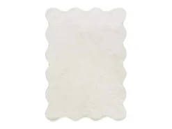 Alfombra De Salón-Alfombra lavable antideslizante - liso - - 120 x 170 cm - MELLOW Blanco