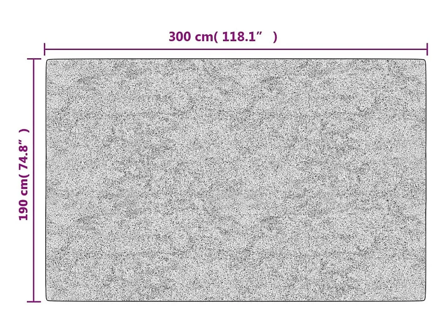 Clicnbuy Alfombra lavable antideslizante 190x300 cm Multicolor Clearance