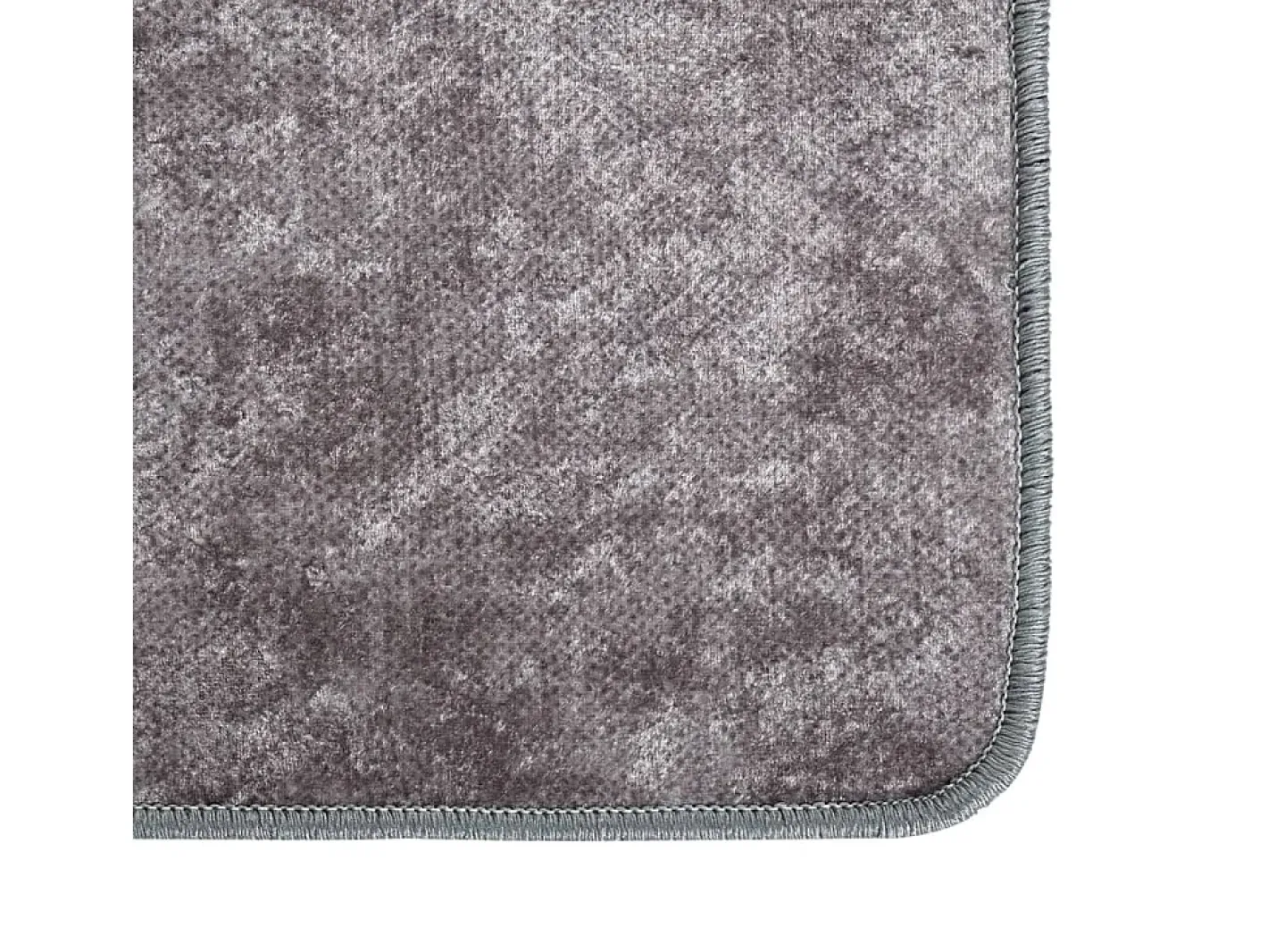 Best Alfombra lavable antideslizante 120x180 cm ES85326 Gris