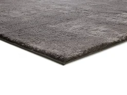 Best Alfombra lavable antideslizante - liso - antracita - 160 x 230 cm - LOFT Gris antracita