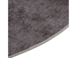 Alfombra De Salón|Alfombra Redonda-Alfombra lavable antideslizante φ120 cm ES36380 Gris