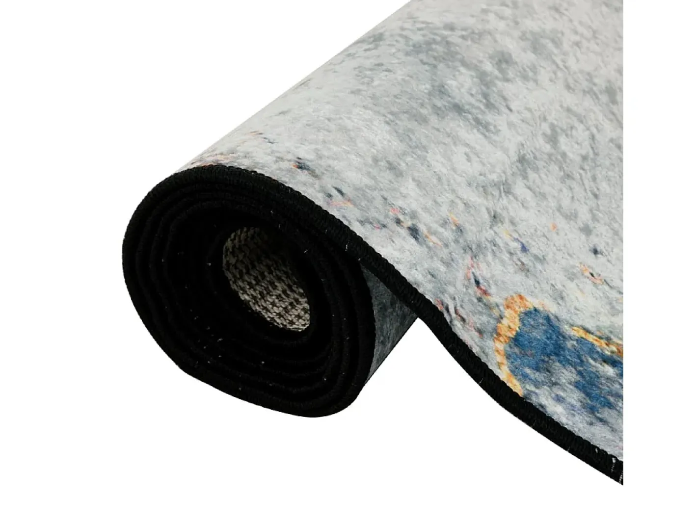 Alfombra De Salón-Alfombra lavable antideslizante 80x300 cm ES76122 Multicolor