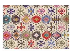 Clicnbuy Alfombra De Salón-Alfombra lavable antideslizante 120x180 cm Multicolor