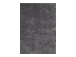 Clearance Alfombra lavable de pelo corto suave HUARTE antracita 240x340 cm Gris