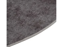 Sale Alfombra lavable Ø 200 cm antideslizante Gris