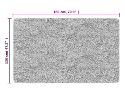 Sale Alfombra lavable 120x180 cm antideslizante Multicolor