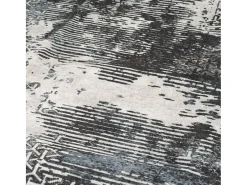 Alfombra lavable multicolor 80x300 cm antideslizante Gris Clearance