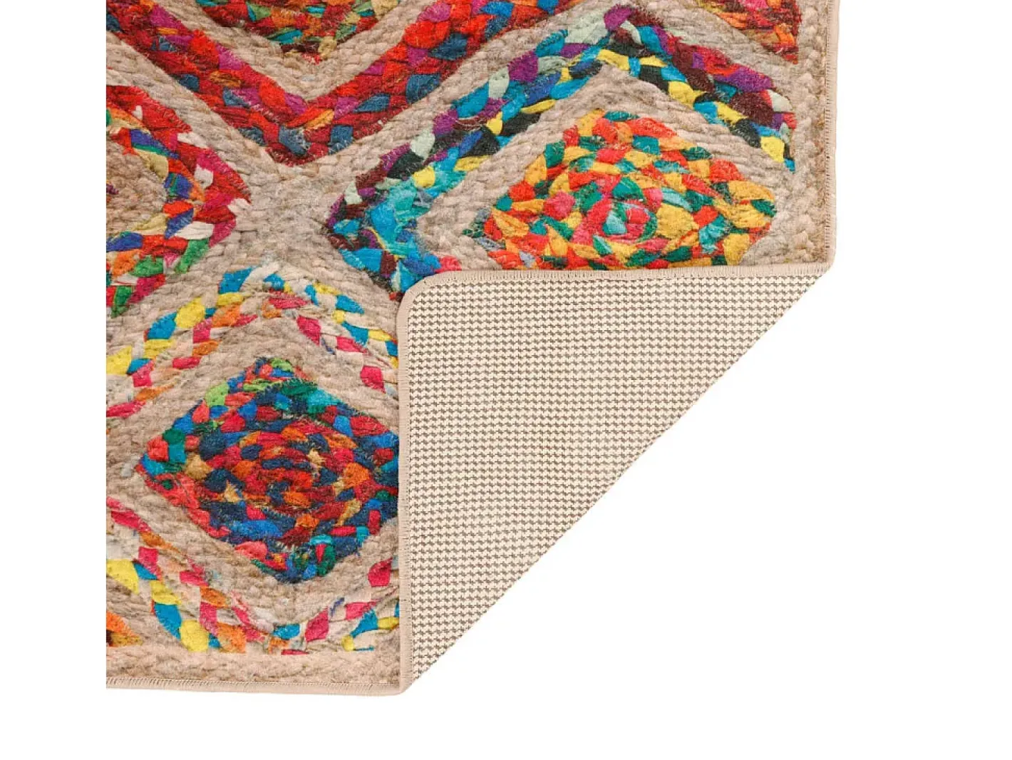 Alfombra lavable 80x300 cm antideslizante Multicolor Best