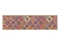 Alfombra lavable 80x300 cm antideslizante Multicolor Best