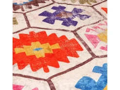Alfombra De Cocina-Alfombra lavable 80x150 cm antideslizante Multicolor