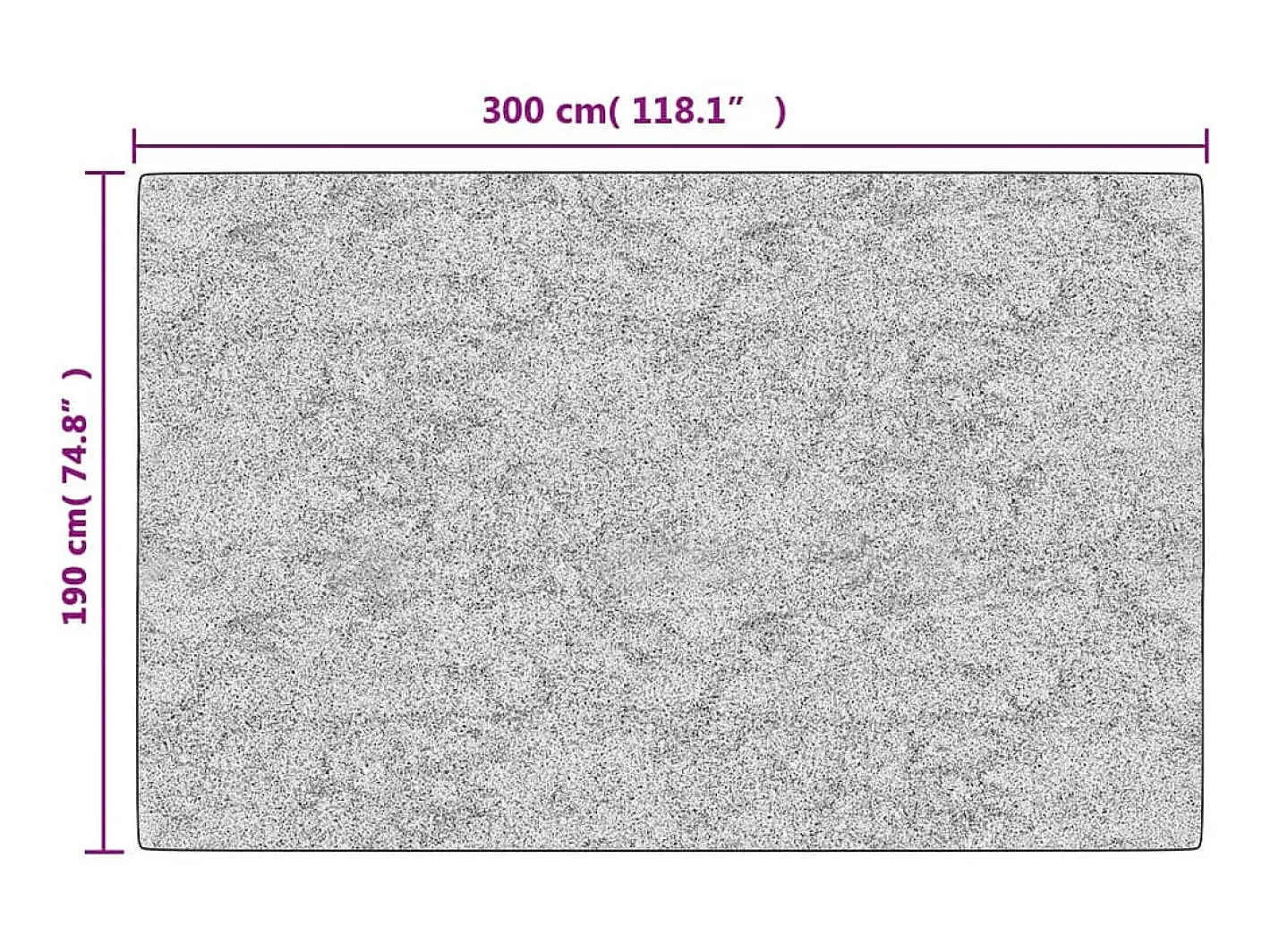 Alfombra De Salón-Alfombra lavable patchwork antideslizante 190x300 cm ES45502 Multicolor