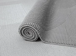 the carpet Alfombra Lima diseño salón estilo moderno arco, , 160 x 230 cm Gris Sale