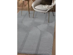 the carpet Alfombra Lima diseño salón estilo moderno arco, , 160 x 230 cm Gris Sale