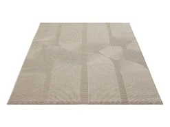 Clearance the carpet Alfombra Lima diseño salón estilo moderno arco, , 120 x 170 cm Beige