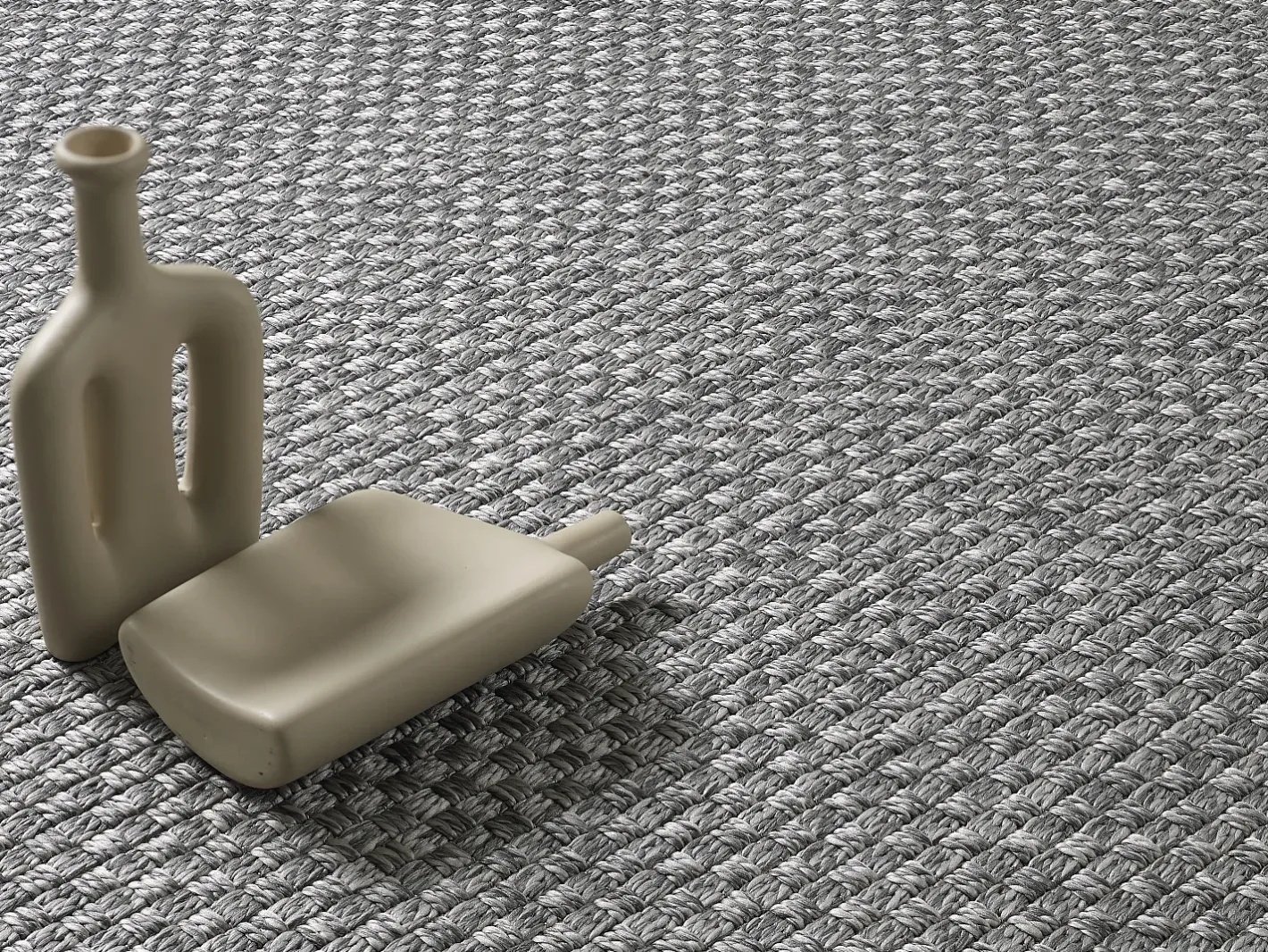 Clearance the carpet Alfombra Maldive Exterior Diseño Boho, , 240 x 340 cm Gris