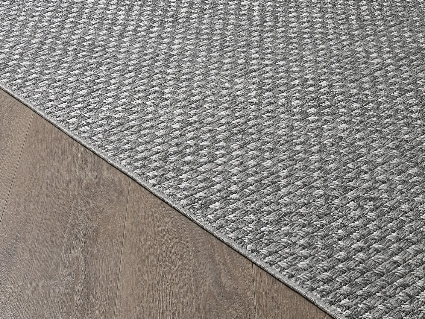 Clearance the carpet Alfombra Maldive Exterior Diseño Boho, , 240 x 340 cm Gris