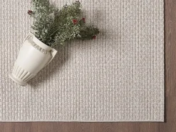 the carpet Alfombra Maldive Exterior Diseño Boho, , 140 x 200 cm Beige