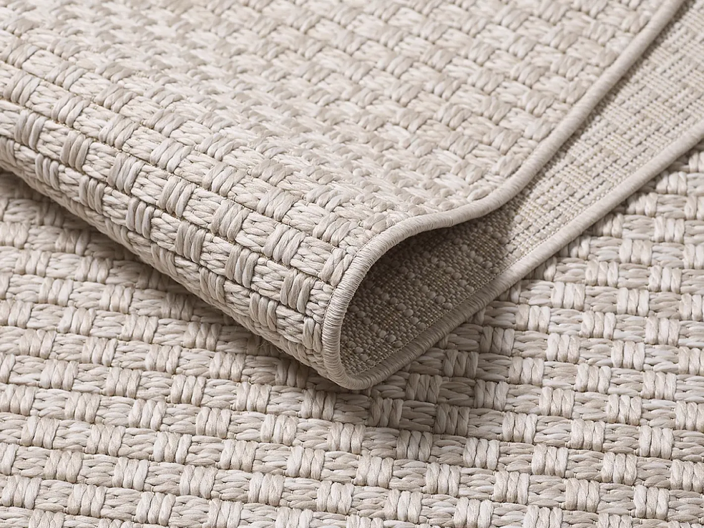 New the carpet Alfombra Maldive Exterior Diseño Boho, , 80 x 250 cm Beige