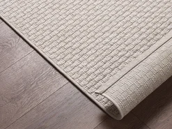 New the carpet Alfombra Maldive Exterior Diseño Boho, , 80 x 250 cm Beige