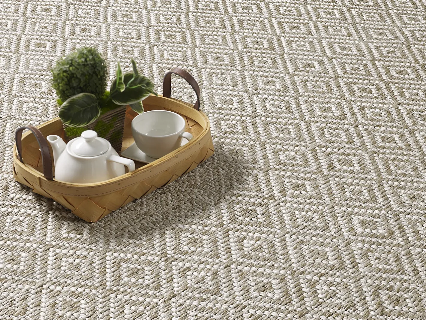 the carpet Alfombra Maldive Exterior Boho Diamante, Marrón, 160 x 230 cm Marru00f3n Hot
