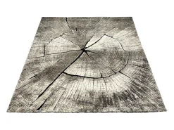 the carpet Alfombra De Salón-Alfombra Marla Diseño Moderno Árbol, Natural, 200x290 cm Color natural oscuro