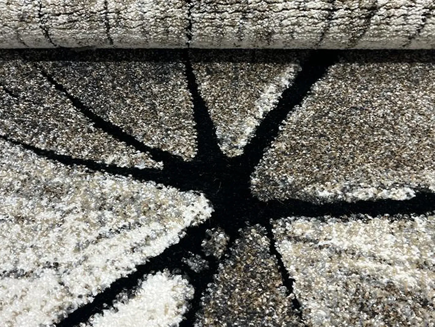 the carpet Alfombra De Salón-Alfombra Marla Diseño Moderno Árbol, Natural, 200x290 cm Color natural oscuro