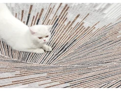 Outlet the carpet Alfombra Mila Brillante Diseño Abstracto, , 140 x 200 cm Gris