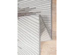 the carpet Alfombra Mila Brillante Diseño Abstracto, , 120 x 170 cm Gris