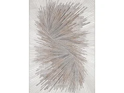 the carpet Alfombra Mila Brillante Diseño Abstracto, , 120 x 170 cm Gris