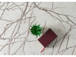 New the carpet Alfombra Mila Brillante Naturaleza, Creme, 140 x 200 cm Crema