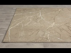 Hot the carpet Alfombra Mila Brillante Naturaleza, , 140 x 200 cm Beige