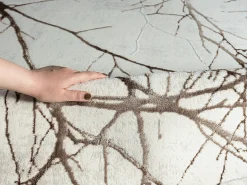 Clearance the carpet Alfombra Mila Brillante Naturaleza, Creme, 80 x 300 cm Crema