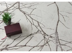 the carpet Alfombra Mila Brillante Naturaleza, Creme, 120 x 170 cm Crema Clearance