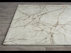 the carpet Alfombra Mila Brillante Naturaleza, Creme, 120 x 170 cm Crema Clearance