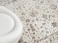 Clearance the carpet Alfombra Mila Shiny Classic Vintage, Creme, 120 x 170 cm Crema