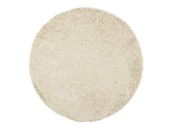 Alfombra De Cocina|Alfombra Redonda-Alfombra moderna de pelo largo PAMPLONA, color , Ø 160 cm Dorado