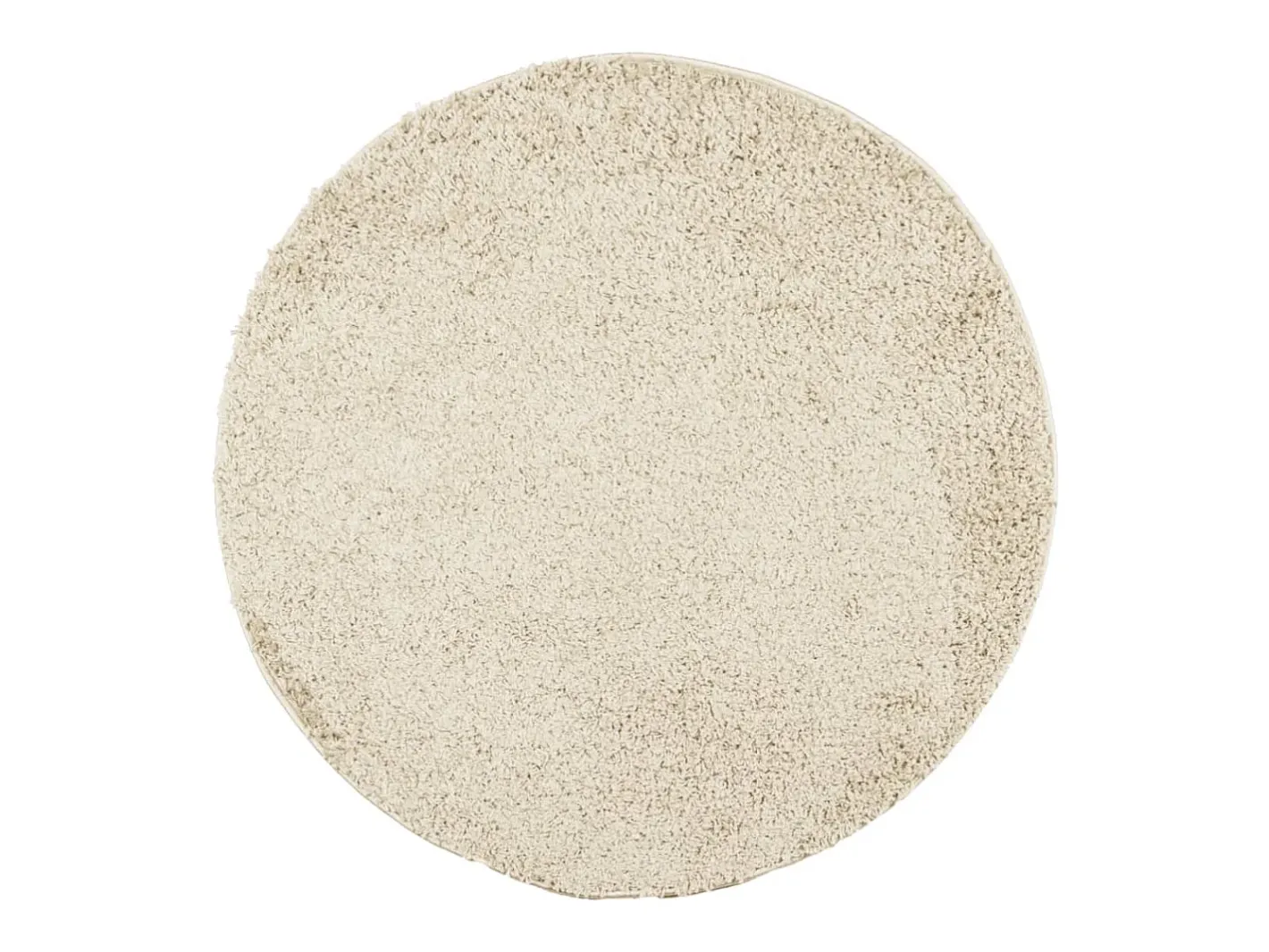 Alfombra De Cocina|Alfombra Redonda-Alfombra moderna de pelo largo PAMPLONA, color , Ø 160 cm Dorado